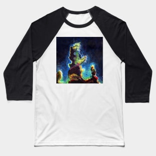 Imaginative Nebula Paitning, Amazing and Colorful Baseball T-Shirt